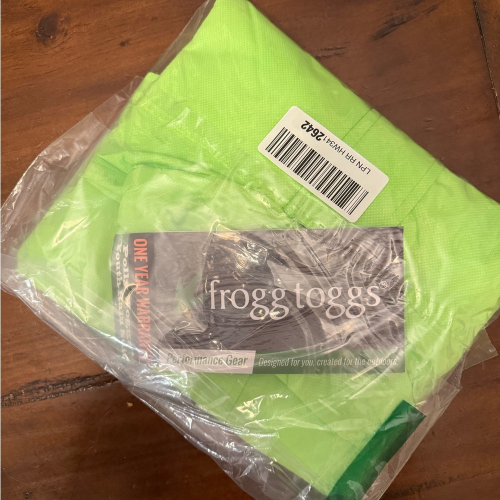 Frogg Toggs Lime Green Rain Suit